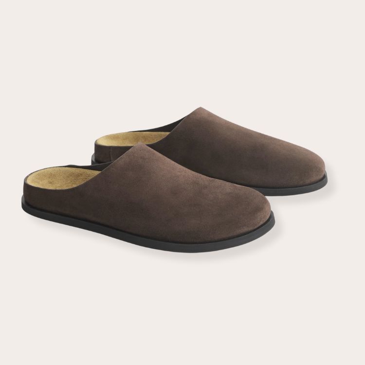 Suede Clogs
