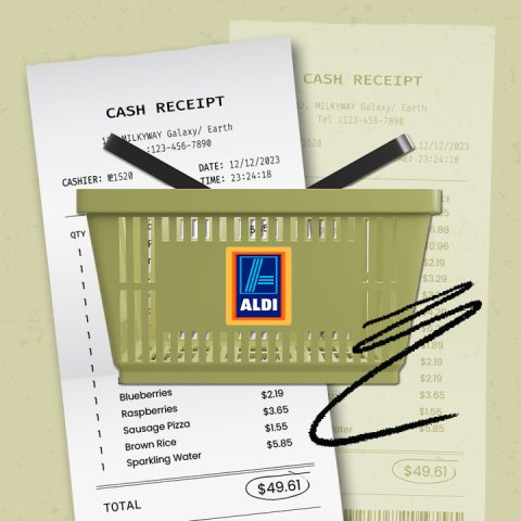 aldi shopping list under 50