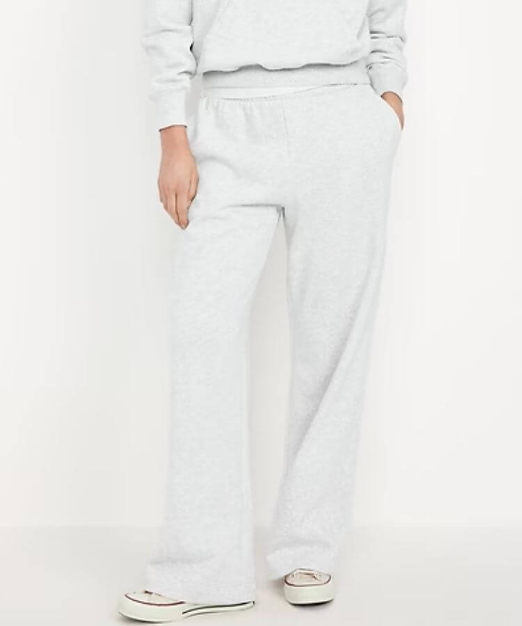 Wide-Leg Sweatpants