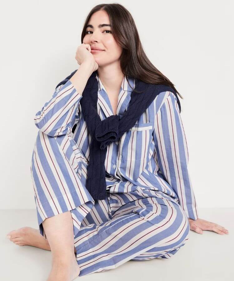 Poplin Pajama Pant Set