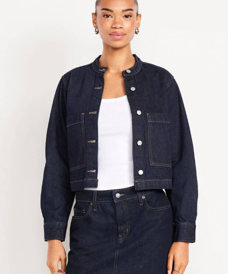 Cropped Jean Jacket
