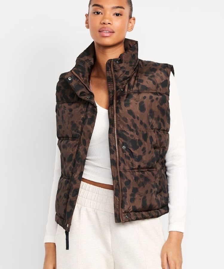 Water-Resistant Puffer Vest