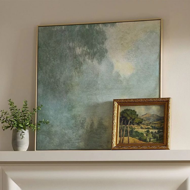 Blurry Landscape Framed Wall Art