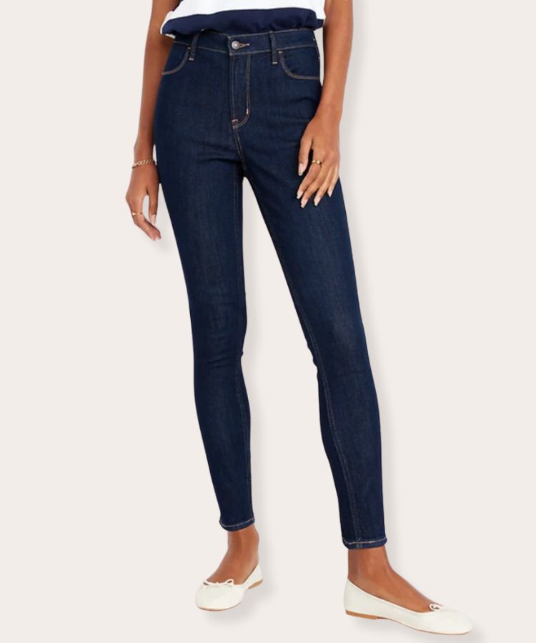 High-Waisted Super-Skinny Jeans