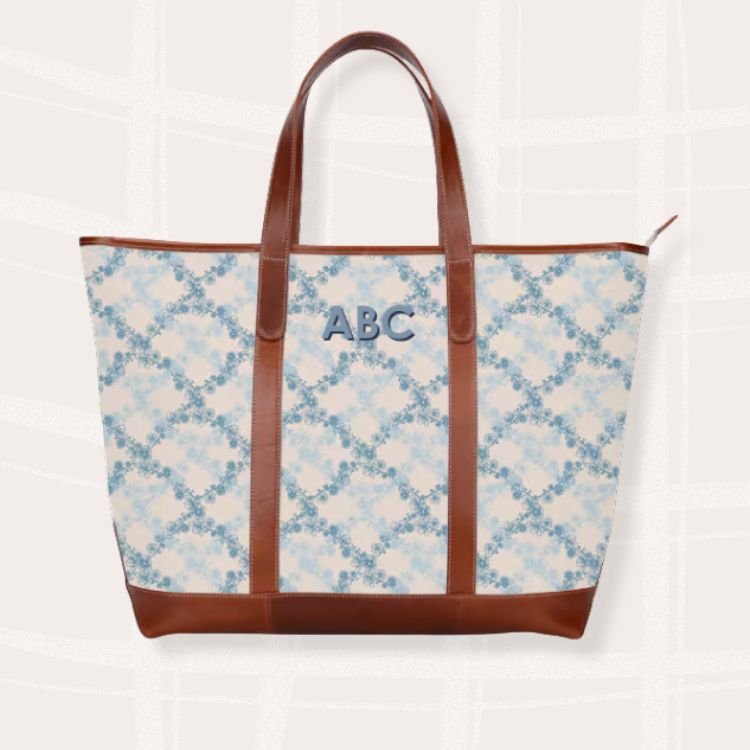 Monogrammed Tote Bag