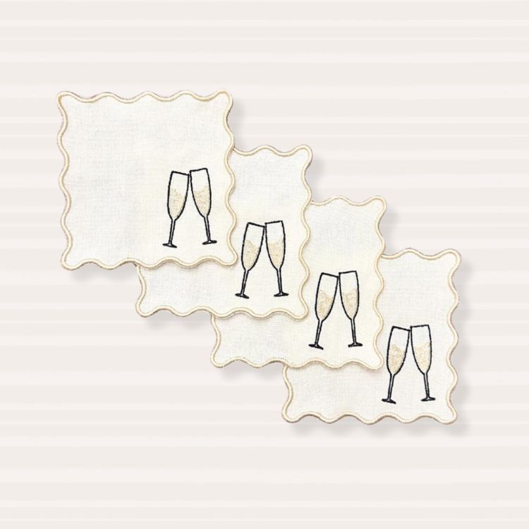Champage Cocktail Napkins