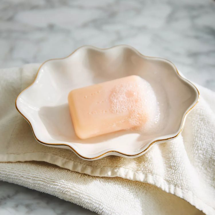 Scalloped Soap Dish