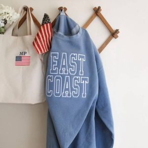 East Coast Embroidered Sweatshirt
