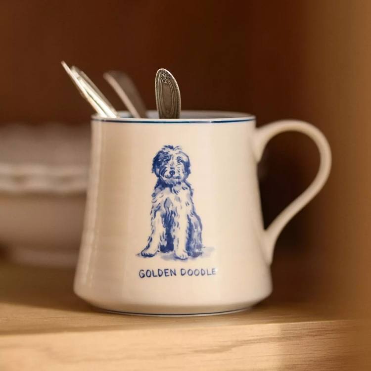 Stoneware Dog Mug