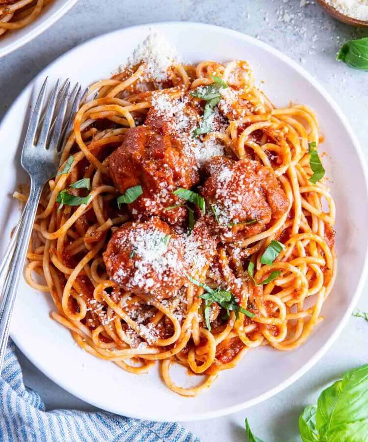 spaghetti and meatballs comfort food recipe
