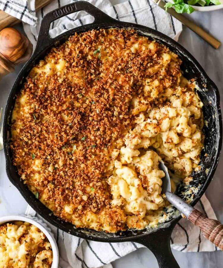 baked mac and cheese comfort food recipe