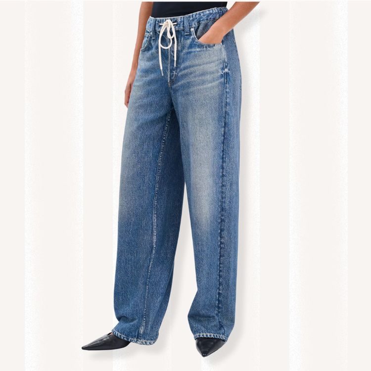 Wideleg Sweatpant Jeans