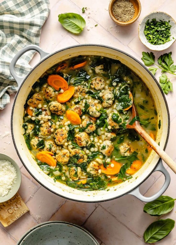 italian wedding soup dutch oven recipe