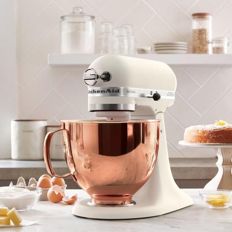 10-Speed Stand Mixer with Copper Bowl