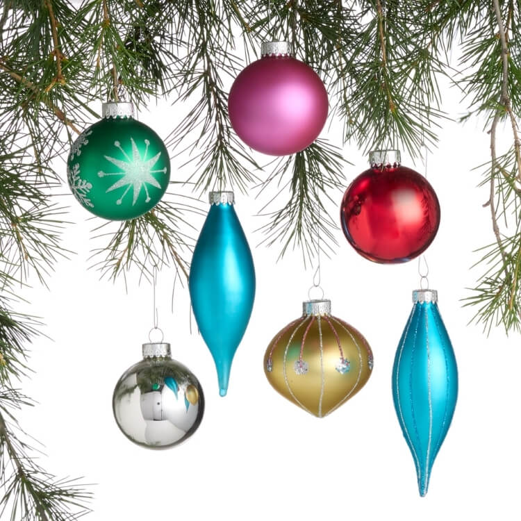 Assorted Glass Ornaments