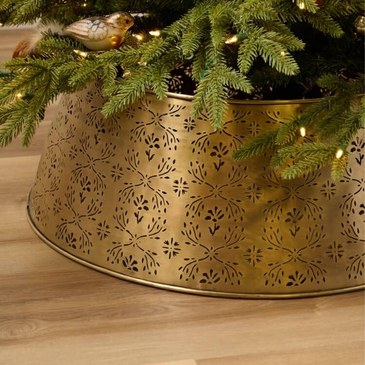 Antique Brass Tree Collar