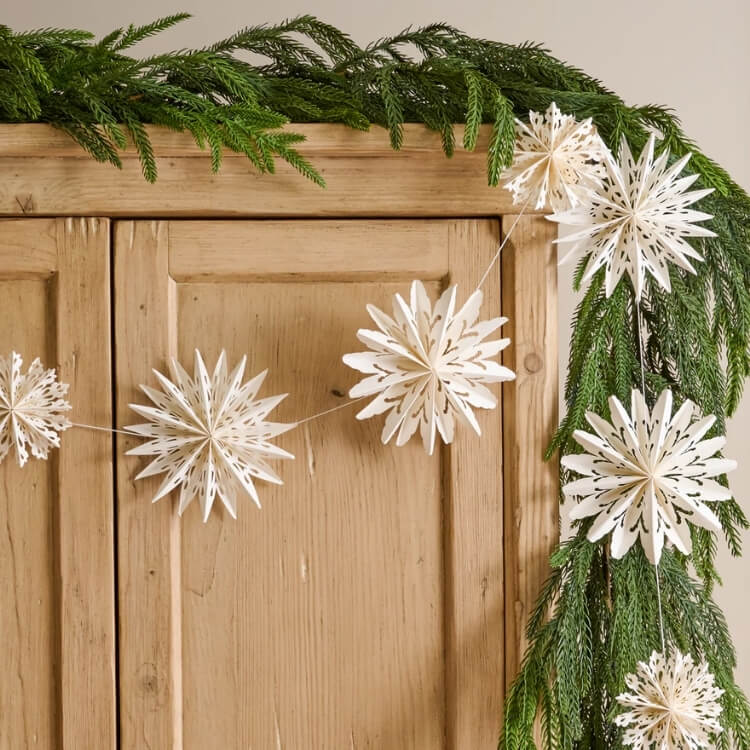 Whimsical Snowflake Garland