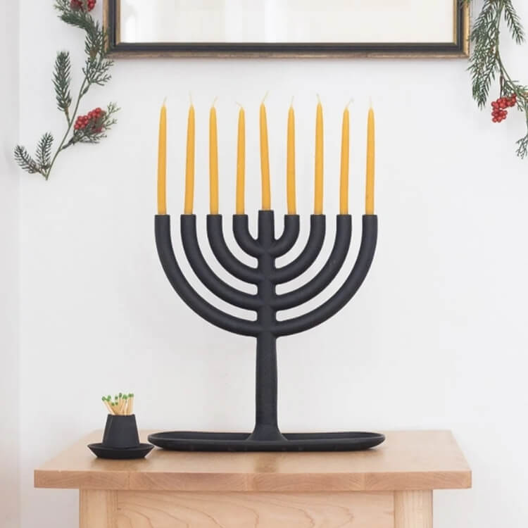 Cast Iron Menorah