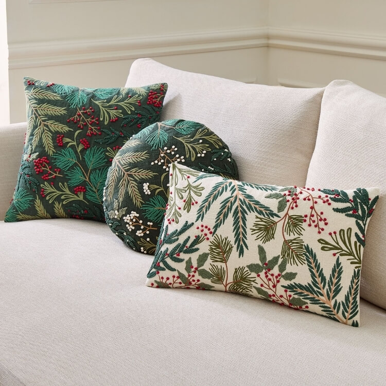 Winter Berries Pillow Cover