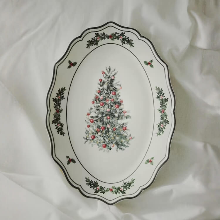 Porcelain Serving Plate 