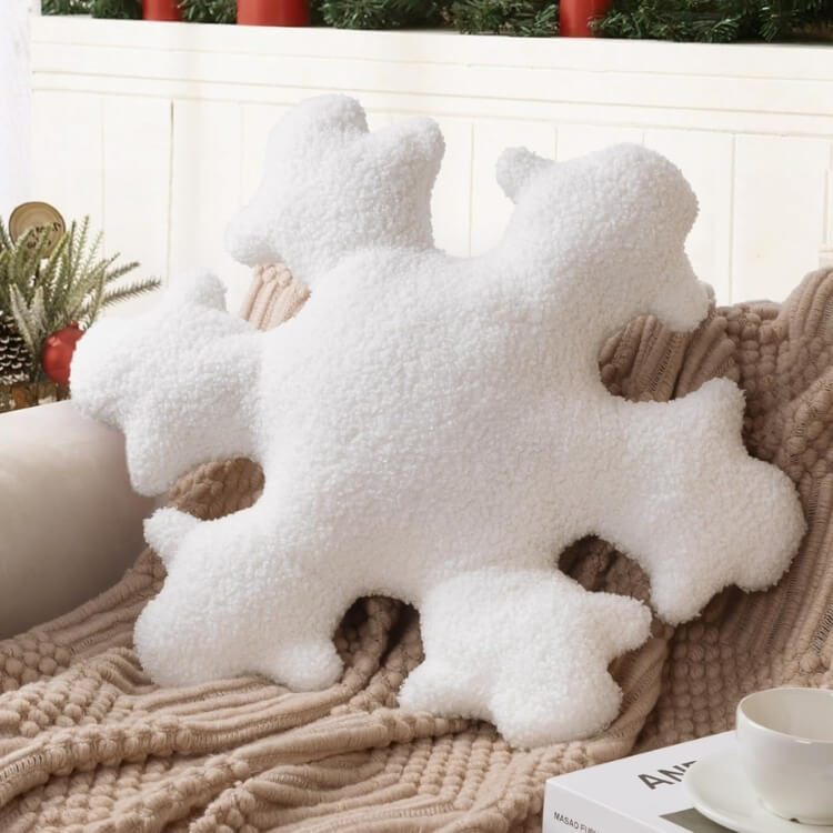Snowflake Throw Pillow
