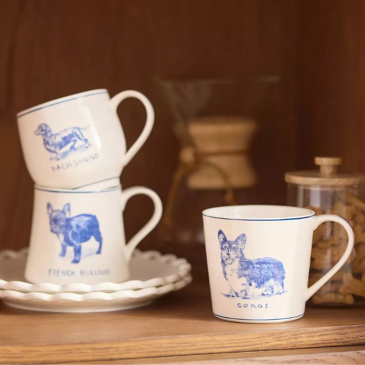 Stoneware Dog Mug
