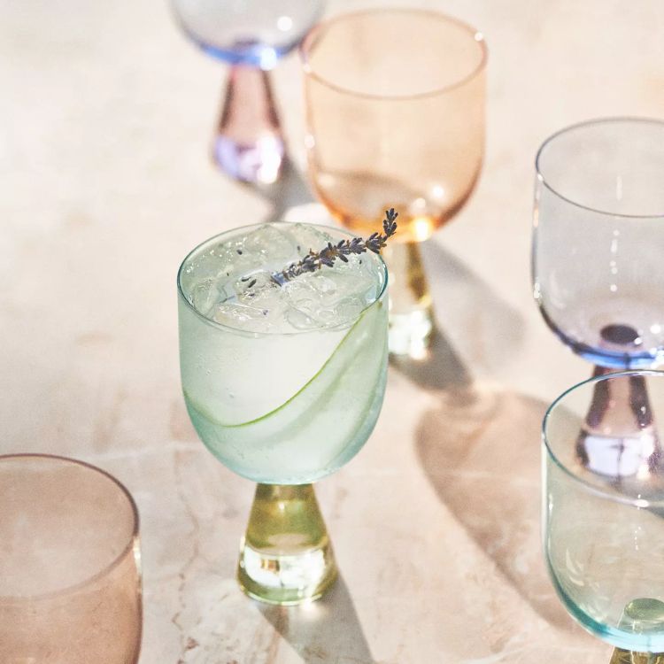 Two-Tone Wine Glasses