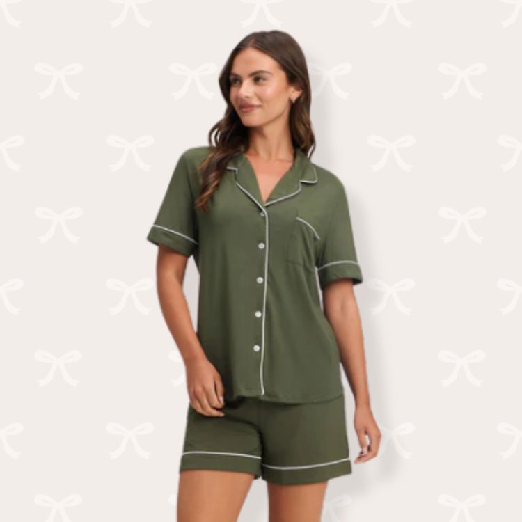 Short Sleeve Bamboo Pajama Set