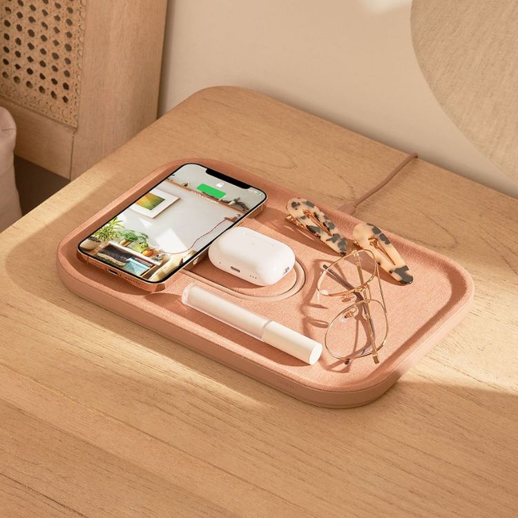 Wireless Phone Charger & Accessory Tray