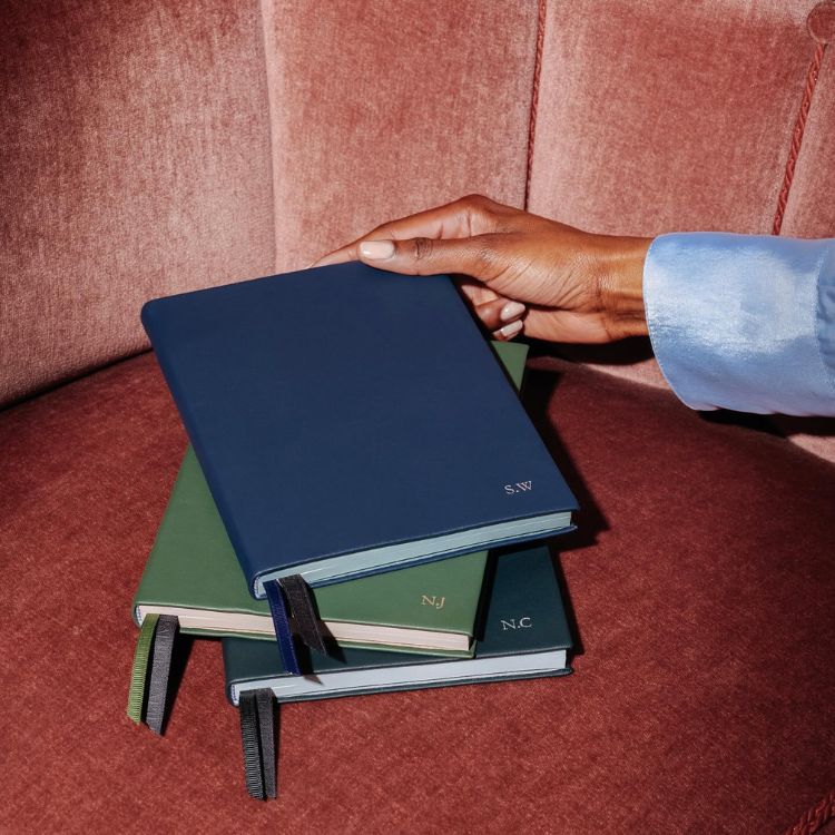 Monogram Leather Notebook