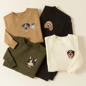 Embroidered Pet Crewneck
