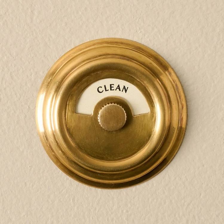 Antique Brass Dishwasher Marker