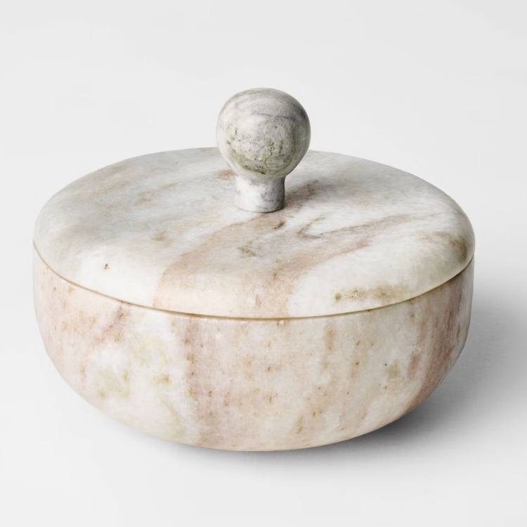 Round Marble Box