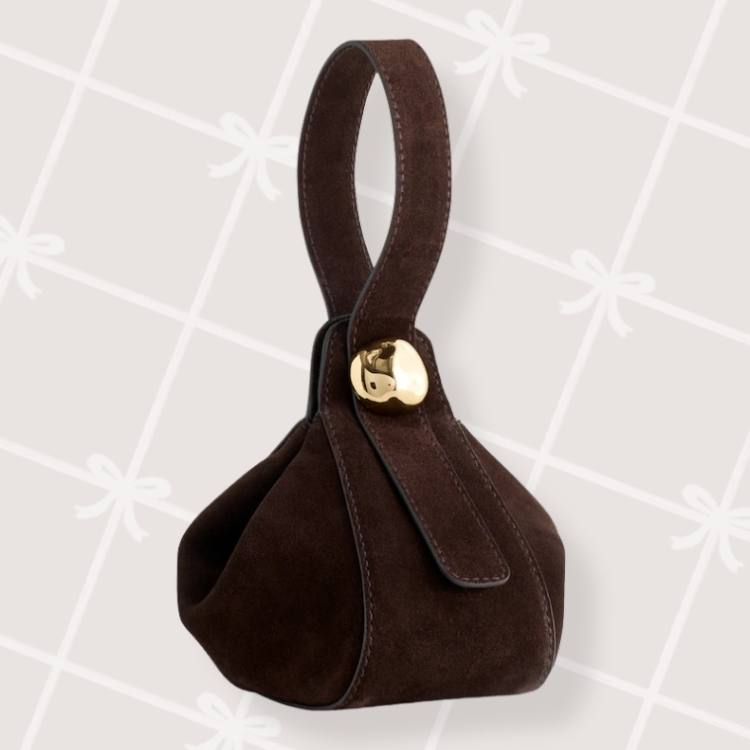 Sculpted Wristlet Bag