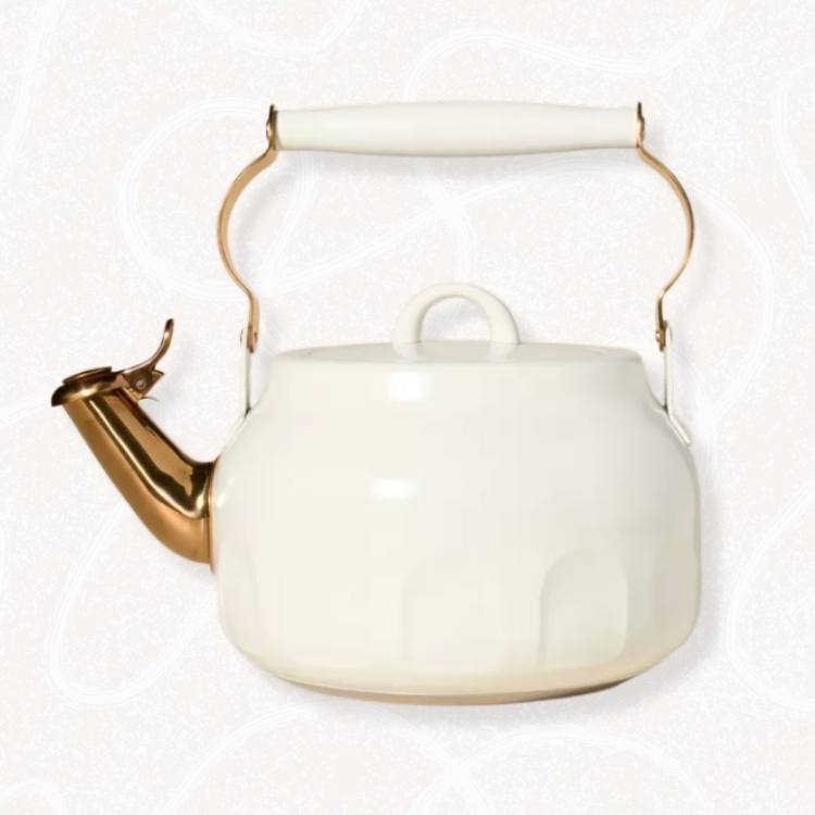 Steel Arch Cutout Teapot