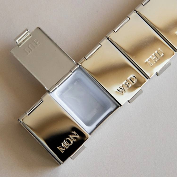 Silver Pill Box