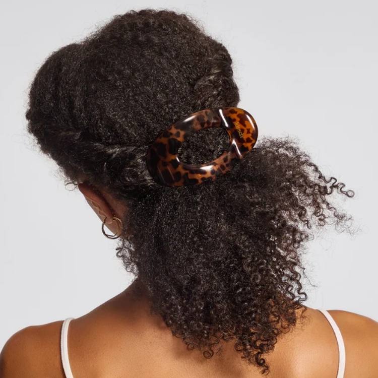 Flat Tortoise Hair Clip