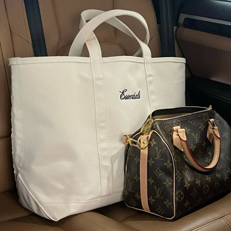 Monogrammed Boat and Tote