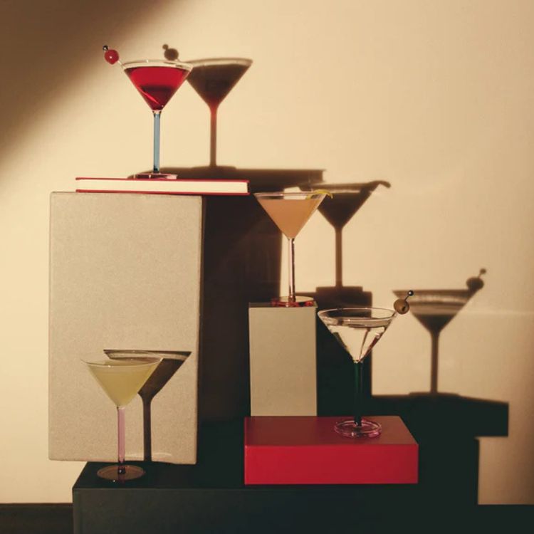Piano Cocktail Glasses