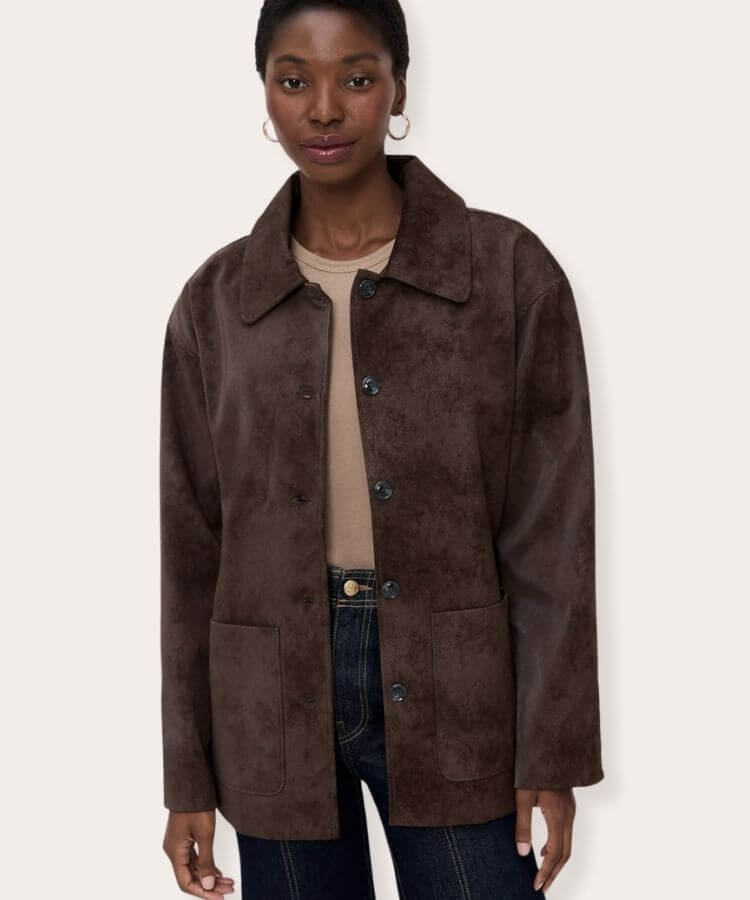 Rita Faux Suede Jacket