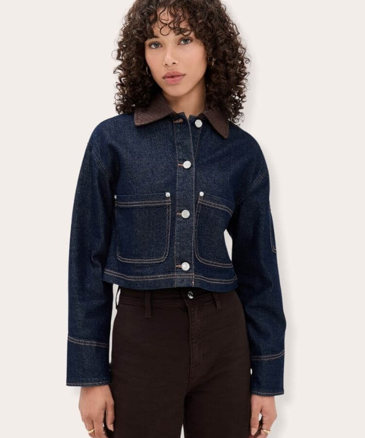 Cropped Trucker Jacket