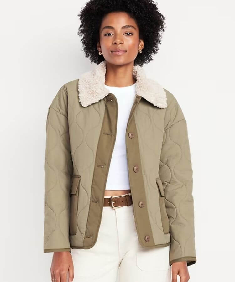 Quilted Nylon Jacket