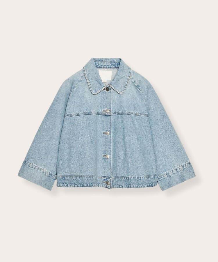 Denim Cape Jacket