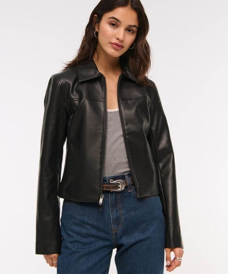 Vegan Leather Jacket