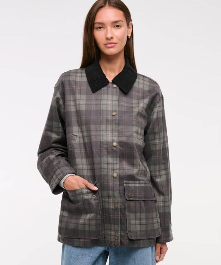 Mid-Length Waxed Barn Jacket