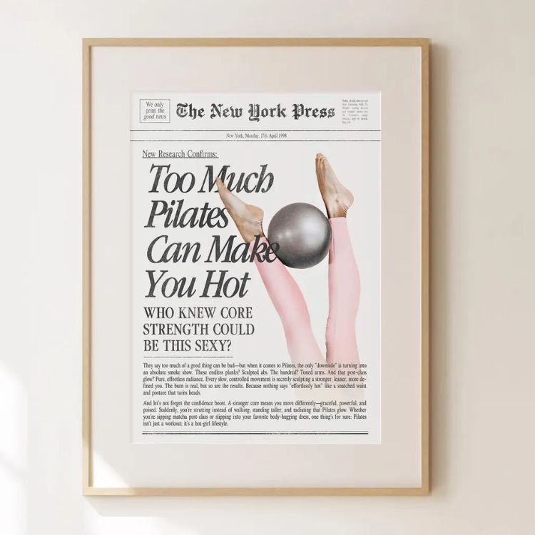 Pilates Wall Art