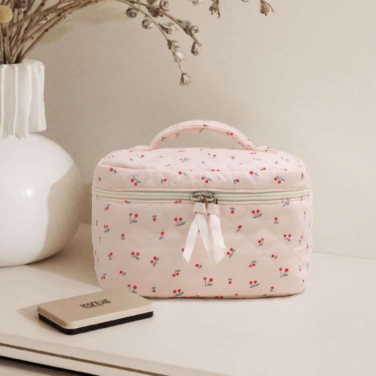 Quilted Toiletry Bag