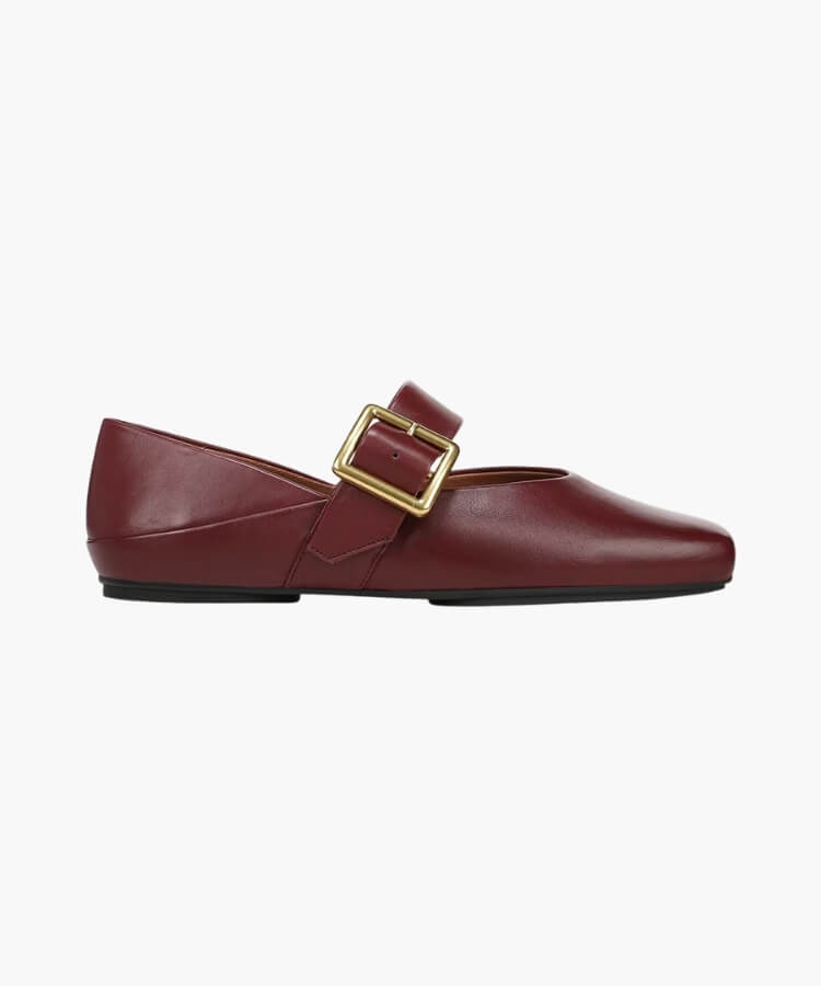 Buckle Mary Jane Flats