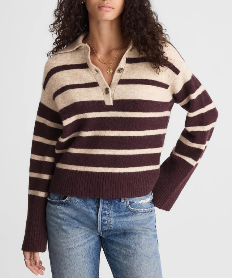 CloudSoft Polo Sweater
