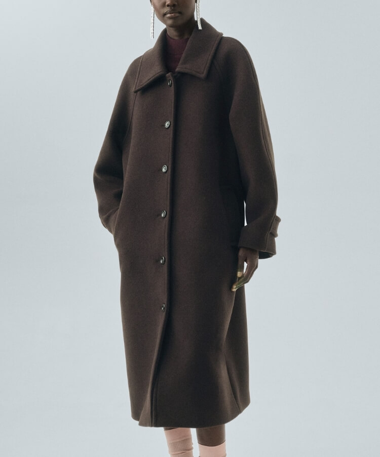 Buttoned Wool Coat